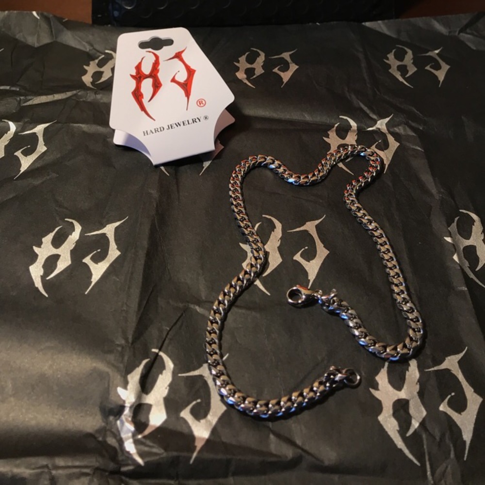 HARD JEWELRY CUBAN LINK CHAIN CHOKER 6MM/ 16 HJ